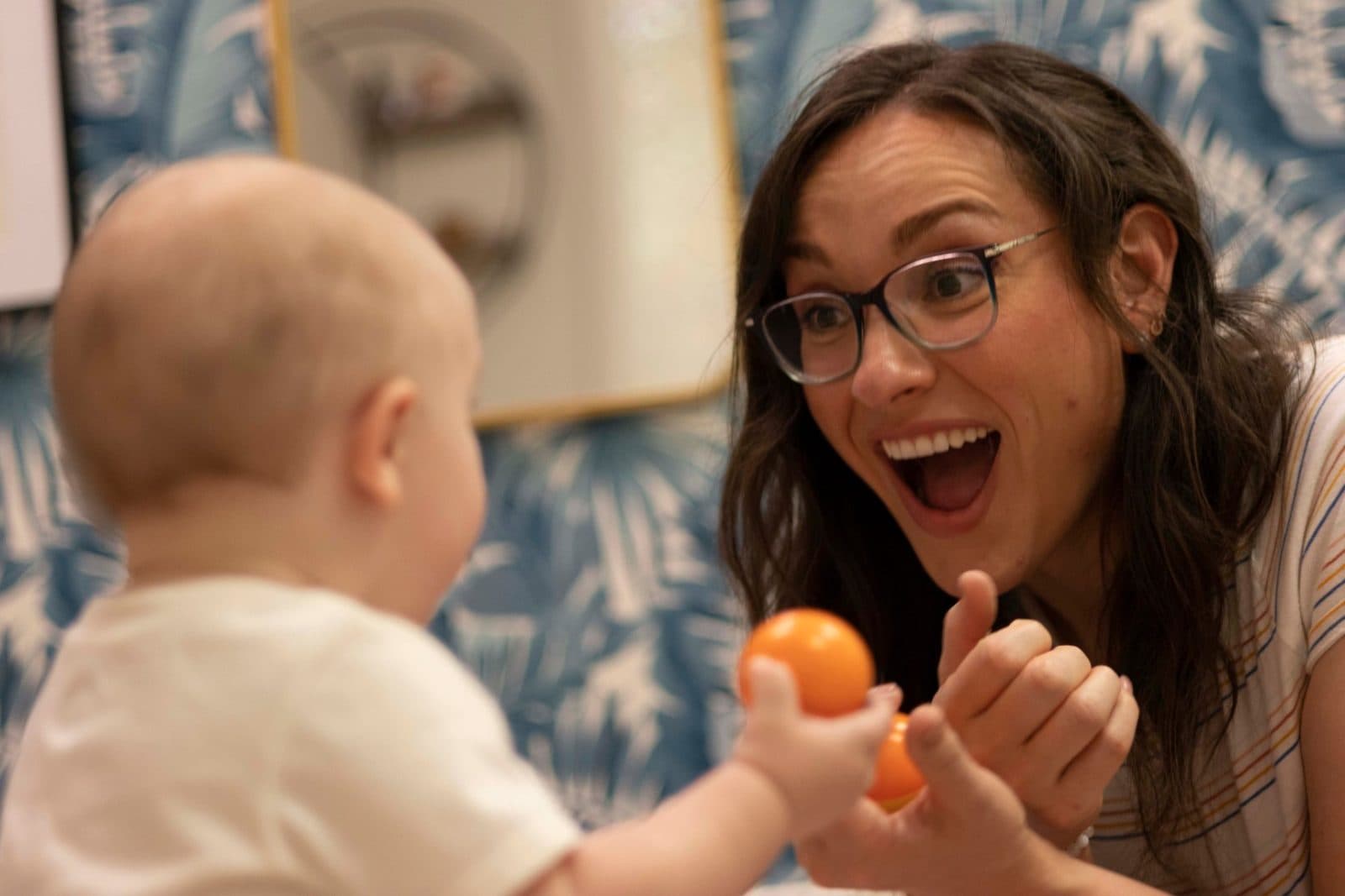 baby in speech therapy
