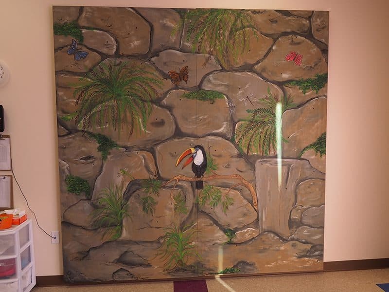 North clinic climbing wall PT