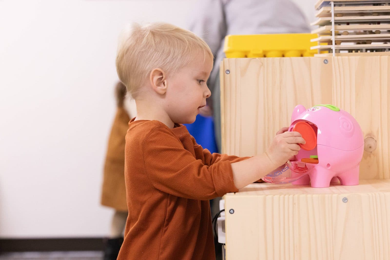 Children engaged in interactive play-based learning at Mindcolor center