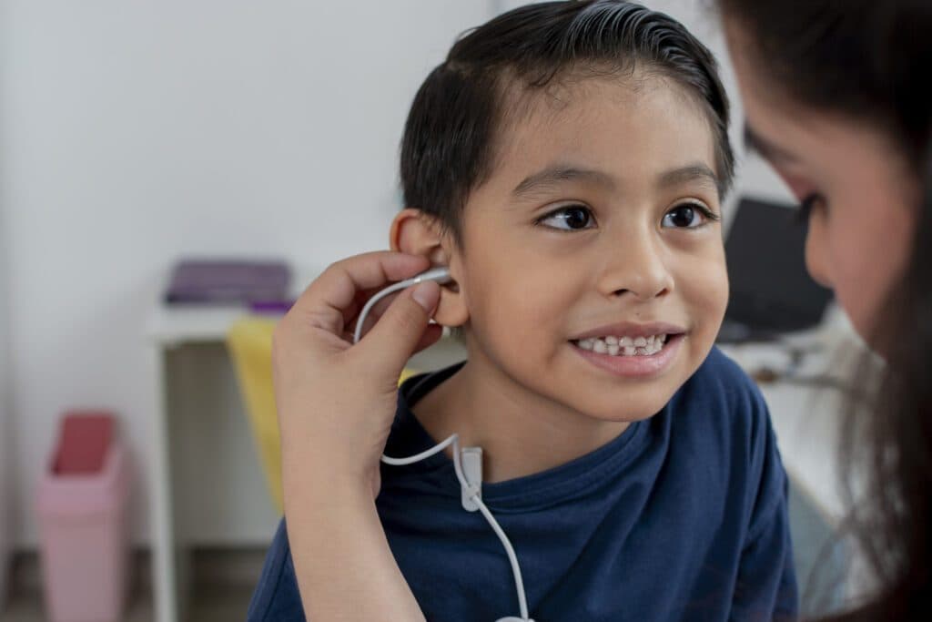 Pediatric hearing test
