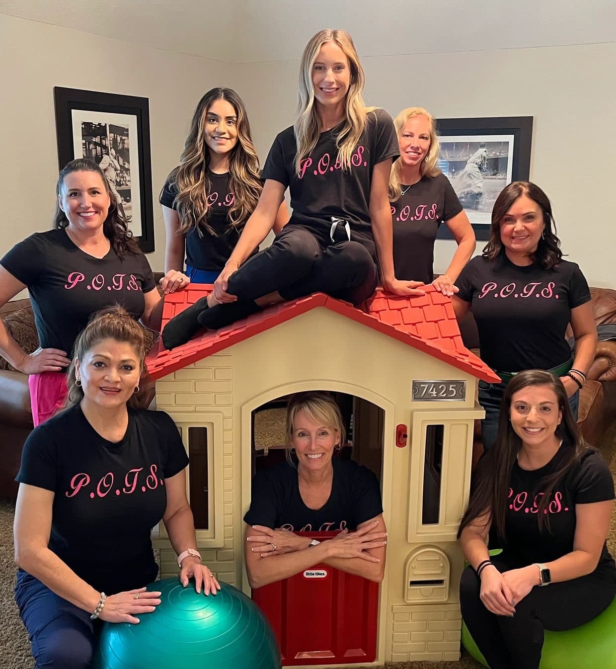 POTS team photo play house