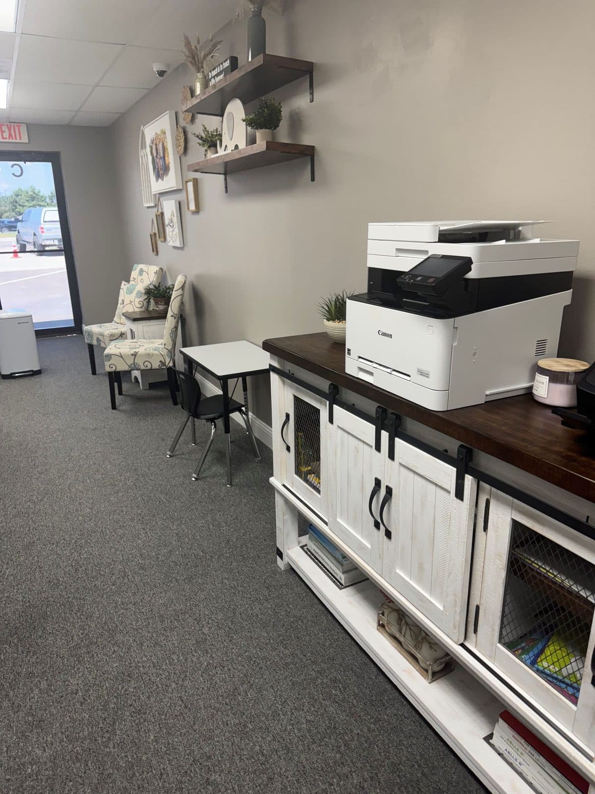 Office waiting area