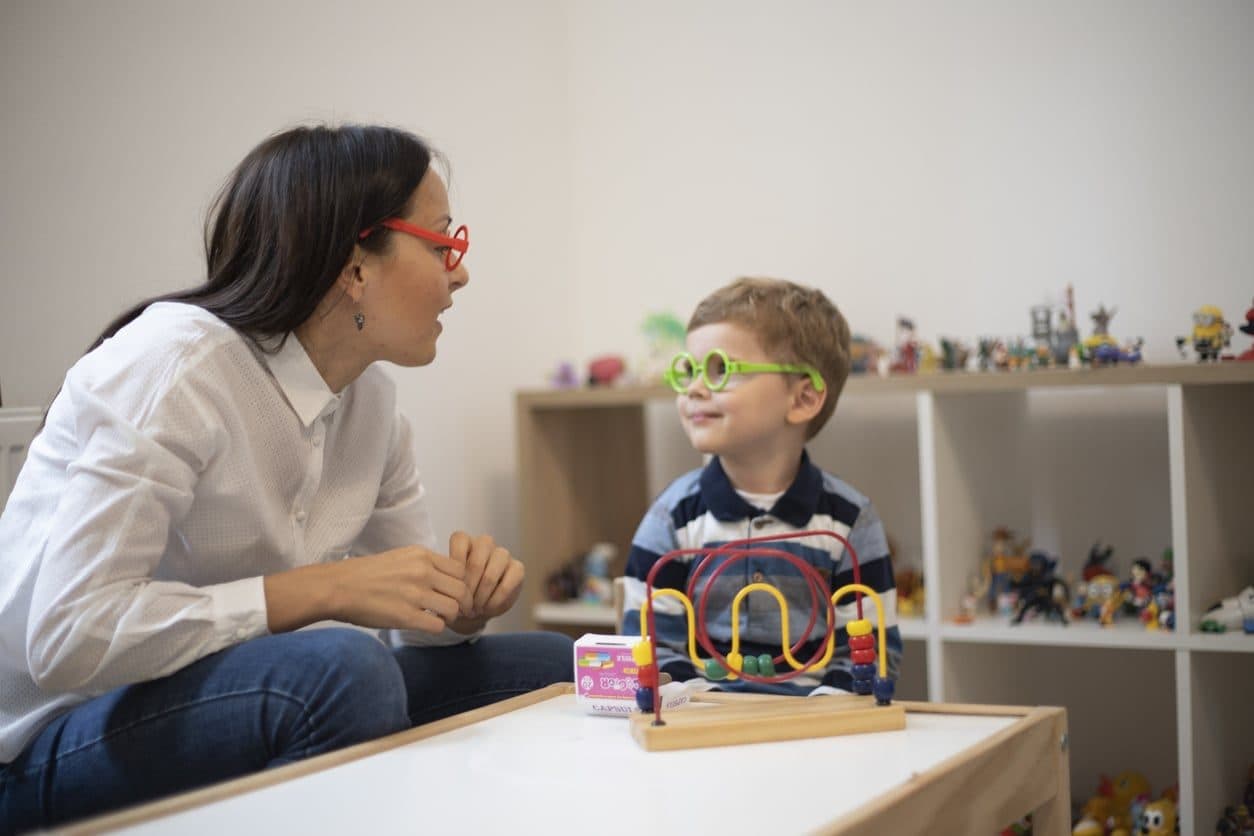 ABA therapy session at Kingwood clinic