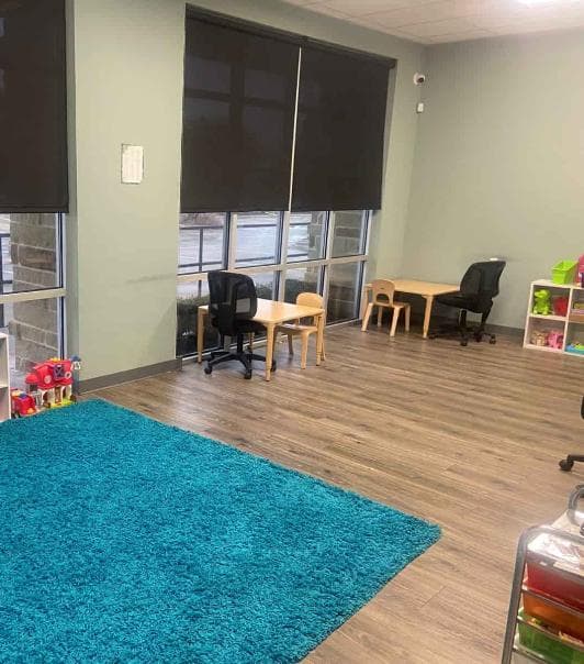 Children's playroom at Apara Autism Center in Lewisville, TX