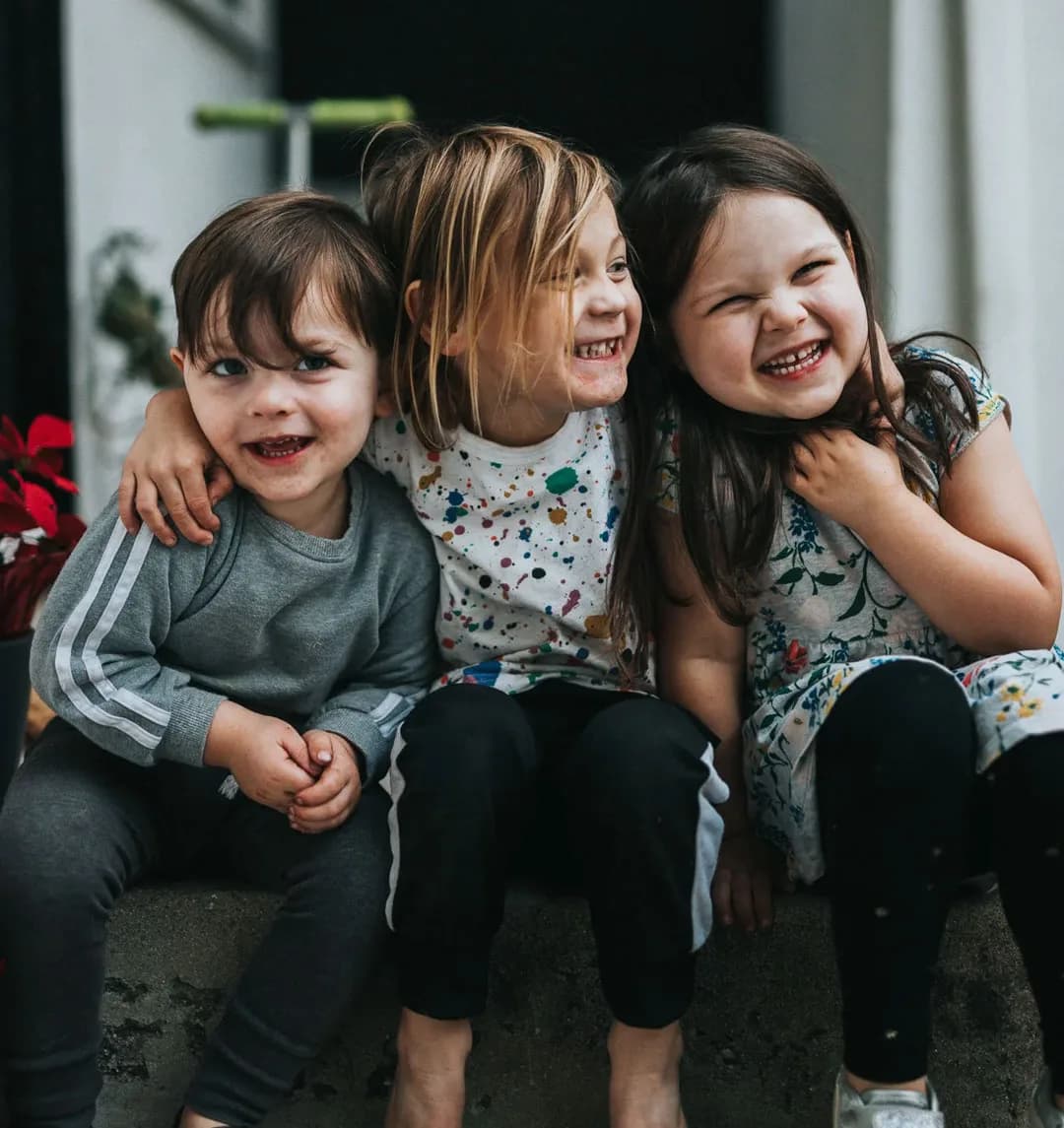 children laughing