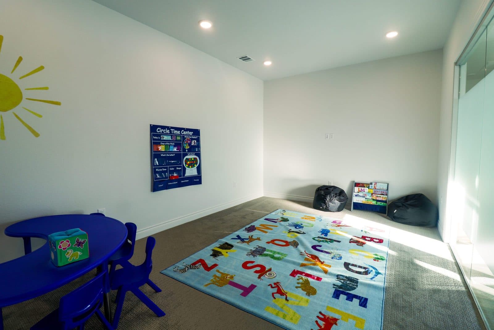 Spring center circle time room