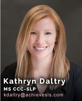 Kathryn Daltry, Speech-Language Pathologist