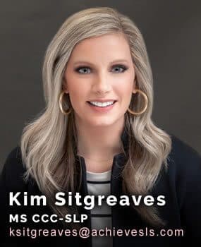 Kim Sitgreaves, Speech-Language Pathologist